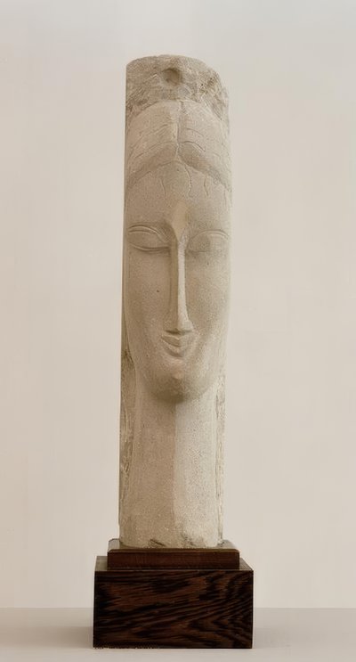 Head of a Woman by Amedeo Modigliani